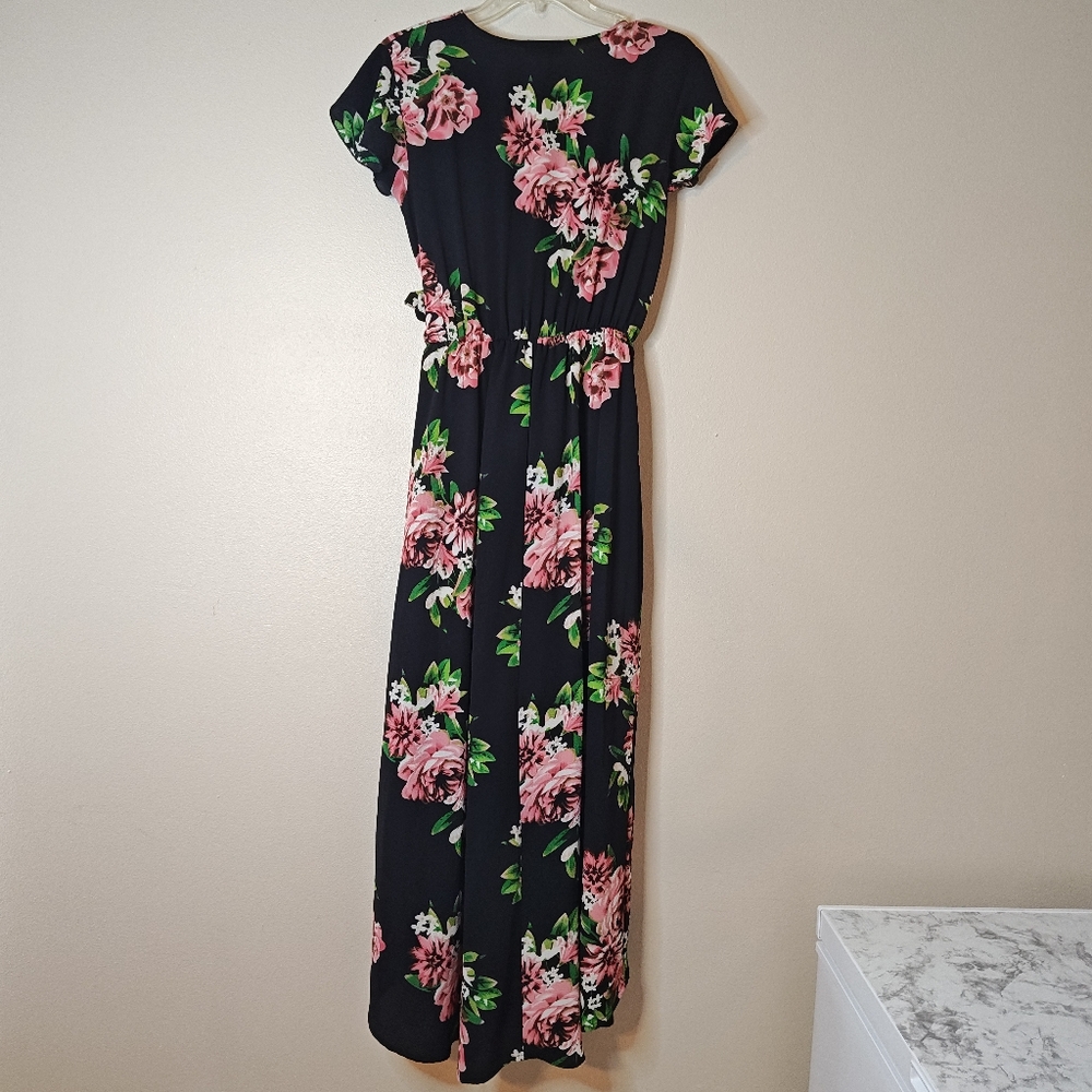 Scobe High-low Faux Wrap Maxi Dress - Picture 11 of 16